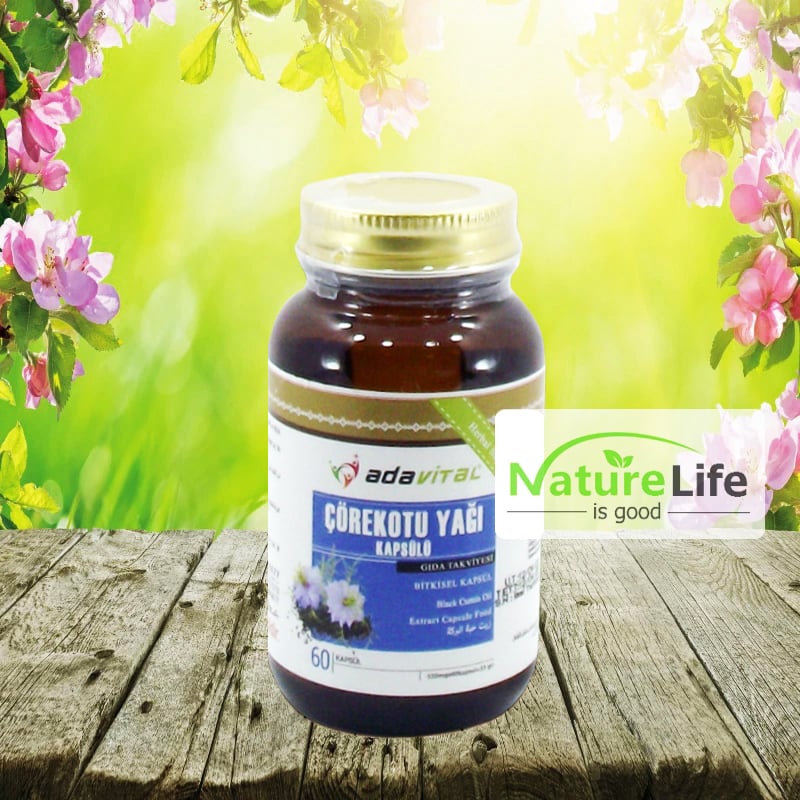 NURS Капсули черен кимион - 60 таблетки | Nature Life is Good