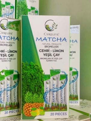 Matcha Детоксикираща напитка с вкус на ананас - 20 сашета