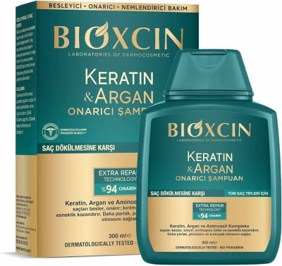 BIOXCIN Възстановяващ шампоан с кератин и арган - 300мл.