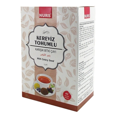 NURS Билков чай с Целина (семена) – за детокс и изхвърляне на излишни течности, 42 пакетчета