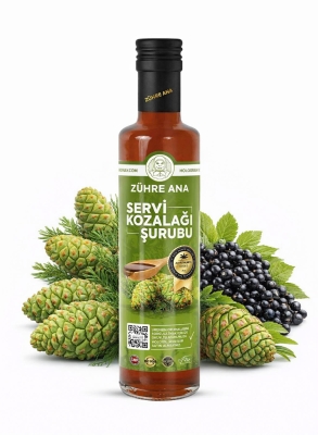 Сироп от кипарисови шишарки и черен бъз Zühre Ana – 500 мл 