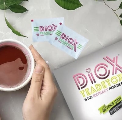 Ефективен чай за отслабване и детоксикция Diox Detox Tea - 60 сашета (За 1 месец)
