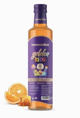 Momordica Golden Kids – Течна добавка за деца с мед, ехинацея и ресвератрол 250мл