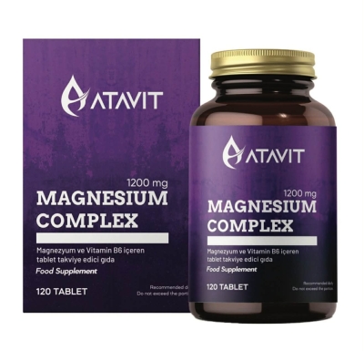 ATAVIT Magnesium Complex 1200 mg + Vitamin B6 | 120 таблетки