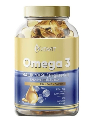 ATAVIT Омега 3 1000 mg  200 меки капсули